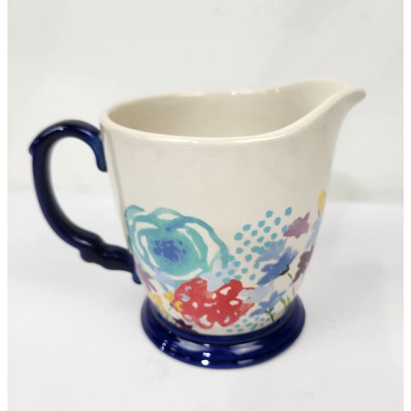Pioneer Woman Measuring Cup Pitcher 4 Cups 1 Qt Timeless Floral Ceramic Love NWT - Picture 1 of 5